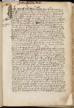 John Field's Will, Book of Deeds and Wills, 1527