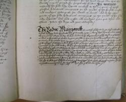 Lady Margaret, Countess of Kent's Indenture, Book of Deeds and Wills, 1538