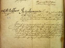 Extract from Sir Robert Parkhurst's Will, Book of Deeds and Wills, 1636