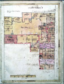 St. Nicholas Lane, Treswell Survey, 1612