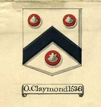 Oliver Claymond's coat-of-arms