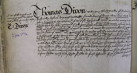 Thomas Dixon's Will